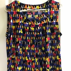 Dress Barn Jones Studio Sleeveless Blouse